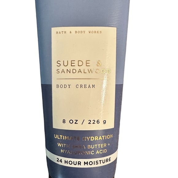Bath & Body Works Men’s Suede & Sandalwood Body Cream - Picture 2 of 4